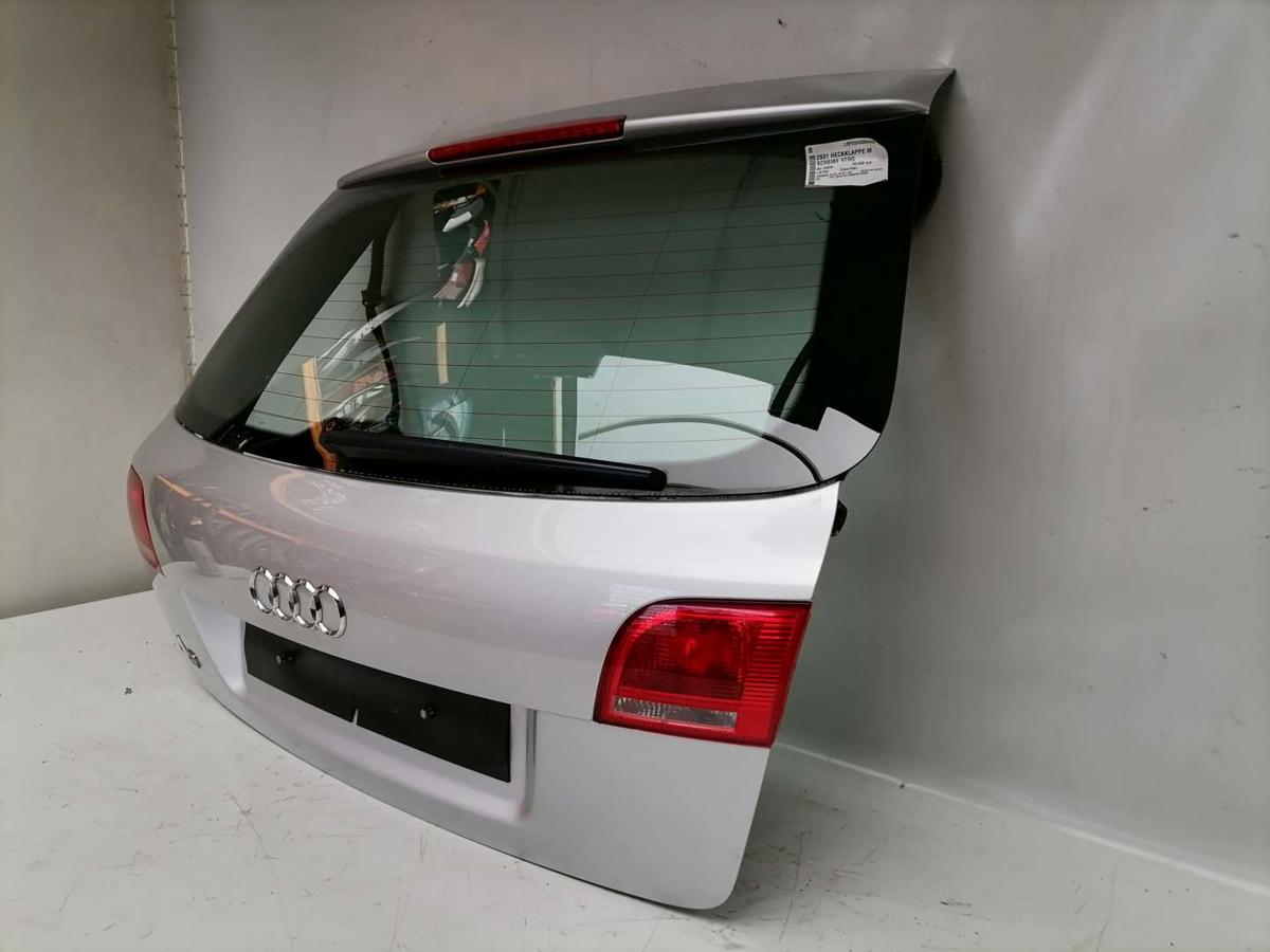 Audi A3 8P original Heckklappe mit Heckscheibe LX7W Eissilber 5-Türer Bj.2007